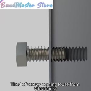 Blue/Red Medium to High Strength Threadlocker Quick-Drying Screw Locking Agent 50ml Anaerobic 243/271 Thread Locking Liquid Strong Anti-Slip Thread Fixing Adhesive Impact-Resistant Anti-Loosening  Rust-Proof.