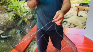 【จัดส่งจากกรุงเทพฯ】ลอบดักปลา เข้าได้ 2ทาง ขนาด 50*90 ซม. ขนาดใหญ่ ลอบตาข่าย ที่ดักปลา ที่จับปลา พับเก็บง่าย งานดีมาก มีคุณภาพ