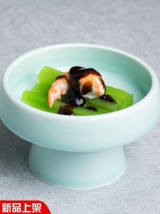 Bát Sứ Màu Xanh Lá Cây Kiểu Trung Quốc Mới Dùng Để Ăn Nhẹ Bát Trà Sáng Tạo Bát Sứ Dùng Trong Nhà Hàng Câu Lạc Bộ Đồ Dùng Ăn Uống