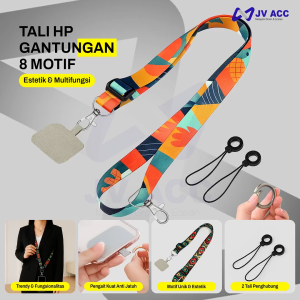 NANVAN NVN-TL28 LANYARD TALI GANTUNGAN HP/KUNCI/ID CARD MOTIF ETNIK BOHO