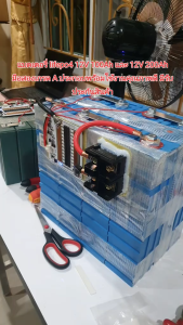 【ซื้อ 1 แถม 1】แบตเตอรี่ ลิเธียม CALB Lifepo4 3.2v GRADE A 200Ah เซต4ก้อน ฟรีน็อตและบัสบาร์ 5.2v GRADE A 500Ah 200Ah