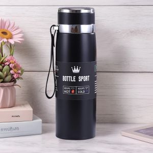 ขวดเก็บความร้อนสูญญากาศกระบอกน้ำความร้อน1000มล. กระบอกน้ำเก็บความร้อนเย็นสำหรับดื่มน้ำชากาแฟ