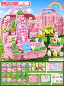 ALLofmini | Time-passing Educational Luminescent Magnetic Cube 3 to 6 years old girl