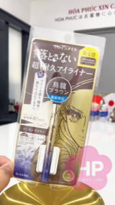 Bút Kẻ Mắt Nước Giữ Nét Siêu Bền Trong 24h Nét Kẻ Sắc Mãnh Kissme Heroine Make Prime Liquid Eyeliner Rich Keep 0.4mL ( Phiên Bản Giới Hạn - Màu Nâu Trà #54 )