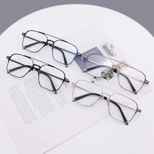 Metal 3 In 1 New Style Magnet Clip On Glasses Frame Trend Polarized Sunglasses For Men 2023 Optical Computer Glasses UV400 7009