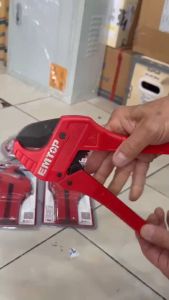 กรรไกรตัดท่อPVC ขนาด 42 มม. EMTOP กรรไกรตัดท่อ พีวีชี คีมตัดท่อ PVC มีความแข็งแรง ทนทาน