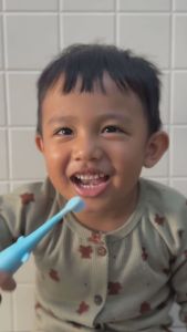 [KLAR Little Duo Bundle] Paket Premium Sikat Gigi Elektrik & Pasta Gigi Untuk Anak Usia 3-12 Tahun