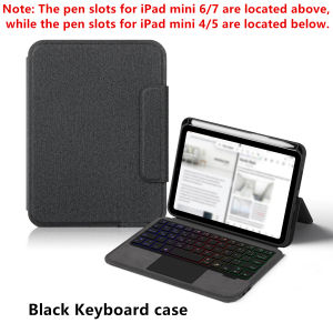 AJIUYU Magic Keyboard Case for iPad Mini 7 2024 A17 Pro 8.3" Mini 6 5 4 Keyboard Cover for iPad Mini 7th 6th 5th 4th Generation