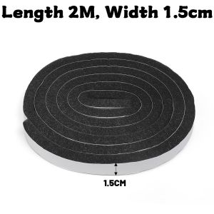 Foam Door Window Sealing Strip Self-Adhesive Door Weather Stripping Soundproof Windproof Door Seam Sealing Strip Insulation Tape
