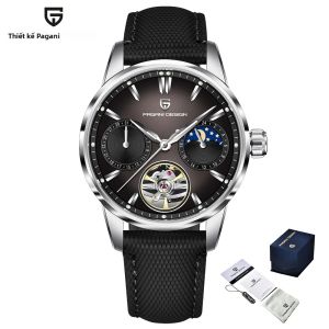 Pagani Design 41MM Đồng Hồ Nam Tự Động Sang Trọng Thép Không Gỉ Chống Nước 100m Đồng Hồ Bấm Giờ Dạ Quang Đồng Hồ Phi Công Reloj Hombre