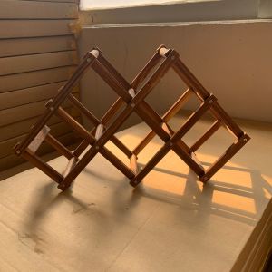 Stackable Wine Storage Shelves 6/10 Bottles Wooden Wine Shelves Home Bar Utensils Wine Cabinets Bar Tools Wine Bottle Holder