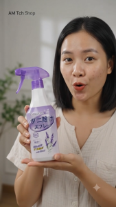 Chai xịt mạt bụi EVGULA 350ml hương oải hương – xịt bọ ve khử mùi kháng khuẩn an toàn
