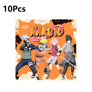 Miniso | 112 Pcs Naruto Party Supplies - Naruto Birthday Party Backdrop Plates Tablecloth Etc Naruto Birthday Party Decorations