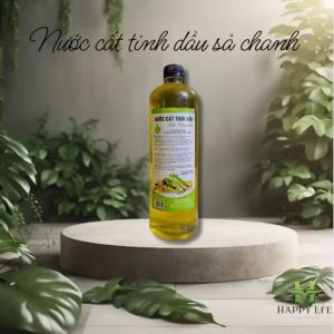 Nước cất tinh dầu sả chanh / bạc hà nguyên chất – Combo 2 chai 1000ml – Khử mùi lau sàn xịt phòng