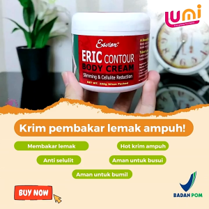 DR ERIC CONTOUR BODY CREAM ESVIOR SLIMMING & CELLULITE REDUCTION ORIGINAL BPOM BODY LOTION PELANGSING BADAN