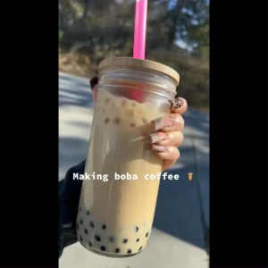 ( 1 PACK 1Kg ) BOBA TEA TIME TAPIOKA PEARL 1 KG / BOBA KENYAL UNTUK MINUMAN KEKINIAN 1000g