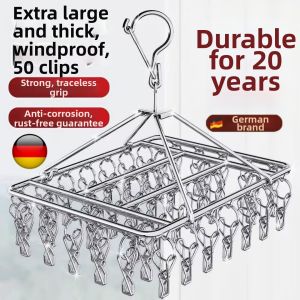 XIAXIU | Multi-Clamp Windproof Sock Hanger