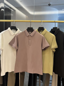 Áo Thun Polo Nam Tay Ngắn Mùa Hè Ice Silk Thoáng Khí Mát Mẻ Cổ Polo Phong Cách Công Sở Thường Ngày Thanh Lịch Thời Trang