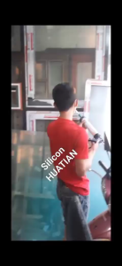 Silicone HUATIAN chuyên dán nhôm kính alu tấm quảng cáo nhiều màu trong sữađenxámnâu gỗnâu cà phê có HĐ đầy đủ