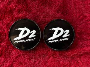 ฝาปิดดุมล้อ ฝาครอบดุมล้อ D2 V-series ขนาด60มิล 1คู่มี2อัน