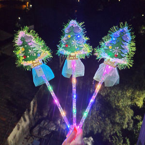 Christmas Tree Glowing Stick LED Light Colorful Flashing Fairy Lights Wedding Birthday Decor Party Night Lamp Xmas Kids Gifts