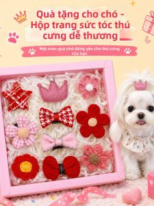 Safe On Fur Dog Hair Clips Set