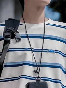 Áo Thun Nam Tay Ngắn Mùa Hè 2025 Cổ Tròn Thường Ngày Đa Năng Thời Trang Sọc Áo Thun Nam Tay Lửng Thường Ngày Mùa Hè