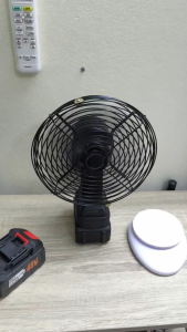 Quạt Tích Điện Để Bàn 10 Cell Pin 2 Cấp Độ Gió Pin Trâu Sử Dụng 6-8H Liên Tục