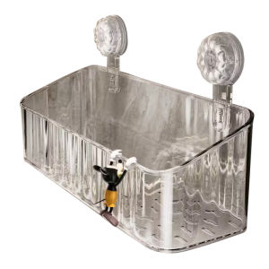 ASCOR | Wall Mount No-Drill Storage Rack for Bathroom