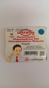 ULTRAFLU 1 ISI 1BOX 25 STRIP 1STRIP 4Tablet