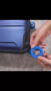 Coslife 8Pcs Thickened silicone Quiet Protective Covers for Suitcase Wheels Luggage Wheel Protectors