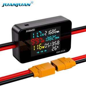 เครื่องตรวจจับระดับแบตเตอรี่เครื่องทดสอบแบตเตอรี่ KWS-DC26 20A/25A/35A/50A แอมมิเตอร์ LCD