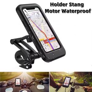 Holder Hp Motor Waterproof Tempat Dudukan Stang Spion Handphone