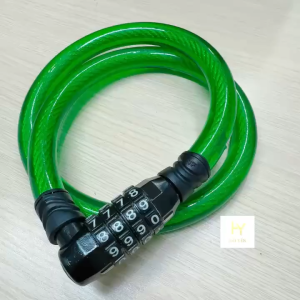 Khóa dây xe đạp xe máy MARAS ONE lõi thép - loại khóa số cao cấp chống trộm - dài 80cm