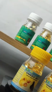 Paket bundling Minyak ikan & Obat cacing burung merpati ( Omega Aves 60 Butir & Brantas 10 ml )