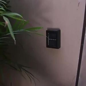 Solar Outdoor Wall Light IP65 Waterproof Up Down Wall Washer Lamp Garden Landscape Balcony Yard Porch Street Pathway Decor