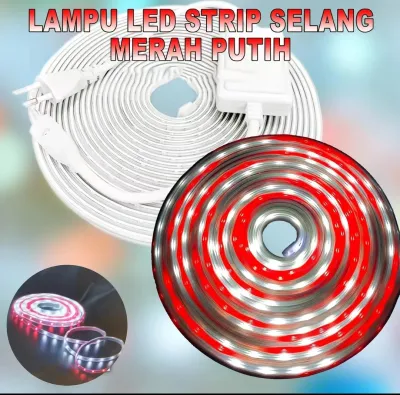 Lampu LED Strip Merah Putih 17 Agustus 7 Meter 6 Mode Kelip Kelip