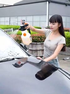 Handheld Electric Car Wash Foam Sprayer for Home Use High Pressure PA Bottle Car Cleaning Tool Set For Garden Car Wash Foam Sprayer 1.5L 2L