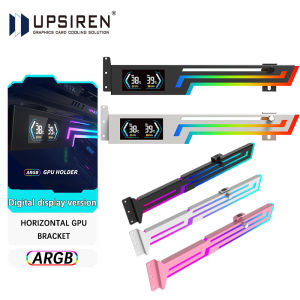 UPSIRNE ARGB 5V 3PIN graphics card bracket adjustable height ARGB AURA SYNC computer graphics card VGA bracket