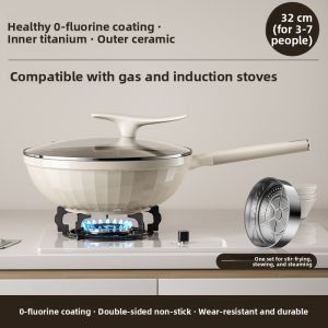 YIZHIFU | Titanium Ceramic Non-stick Frying Pan