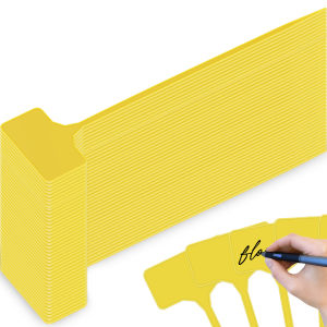 50/100Pcs Garden Plant Labels Plastic Waterproof T-Type Plant Tags Reusable Plant Name Tags for Garden Farmland Greenhouse