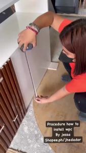 【Fast Delivery】Waterproof Board PVC Grille Wall Panel Modern 3D Solid Ecological Wallpaper Wood Design Home Living Office Room Wall Decor wood Panel(100cmx17cm)