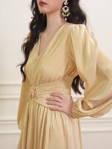 Romantic French Elegance Long Dress