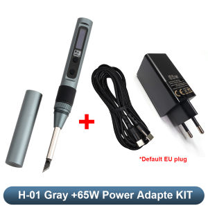 Ansiki H01 T65 Adjustable Temperature Electric Soldering Iron 65W Rapid Heating Professional Tool for Electronics Repair T65 Kit