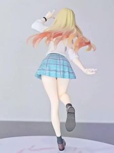 Bandai | My Dress-Up Darling Marin Figure Anime School Uniform Style Action Figure Collectible PVC Model Doll Desktop Ornament Gift