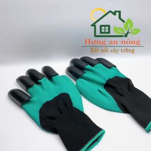 BTLV8M -  bao tay làm vườn thiết kế thông minh chống thấm nước hỗ trợ 8 móng vuốt dễ dàng cào đất