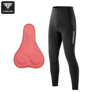 TOSUOD | TOSUOD Women Thermal Fleece Lined Cycling Outfit Windproof Cycling Jacket Padded Long Pants 2‑Piece Set for Autumn Winter Riding
