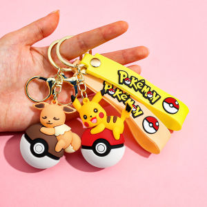 Pokémon Gift Idea Keychain Pikachu Koda Duck Poké Ball Pendant Charizard Jewelry Figurines Doll Cartoon Gift Wholesale