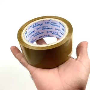 1 Cuộn băng keo đục 100yard nặng 170gram rộng 4.7cm lõi 5mm 1 cây có 6 cuộn nặng 1kg - Út Lớn