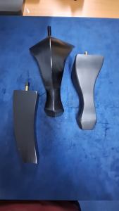 (7.5"/ 8"/ 8.5") Sofa Wood Leg Furniture Tiger Leg Wing Chair Chesterfield Ottoman kaki sofa (JE-801 JE-802 JE-803)